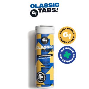 GLUCO UP! tabletas glucosa COLATABS sabor clásico – nueva glucosa anhidra en tabletas de acción rápida para recuperar tu energía en minutos, listas para tomar directamente sin agua. Marca propia GLUCO UP!, disponible en farmacias